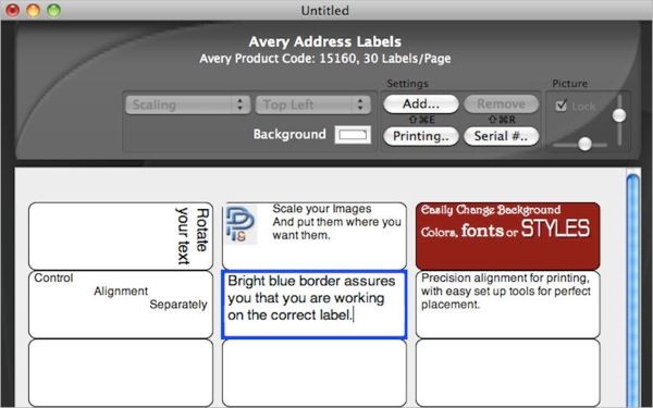 avery for mac free download